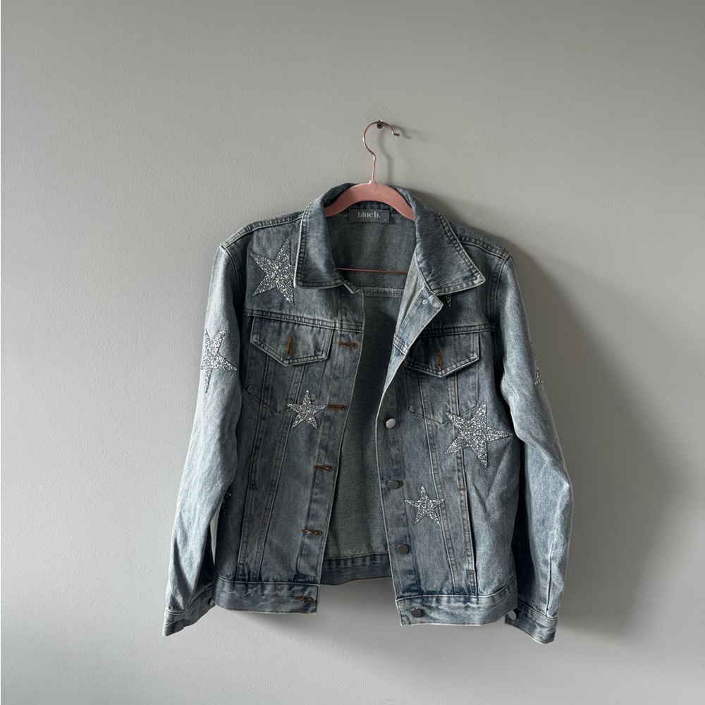 Sparkling Star Denim Jacket - Picture 2 of 4
